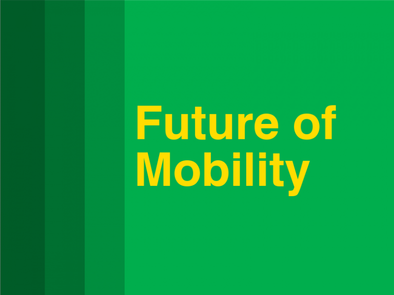 mobility – Futures, Foresight and Horizon Scanning